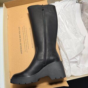 Soul Naturalizer Cache Women’s Knee High Zipper Boots Black Size 9 NEW